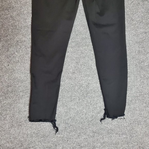 Rag & Bone Nina High Rise Ankle Cigarette 26 (M 26x27 11" Rise) Black Jeans A19 - Picture 5 of 9